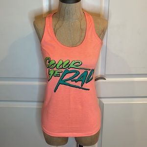 Color Me Rad 5k racerback tank